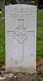 Private G Foster. 22591. 