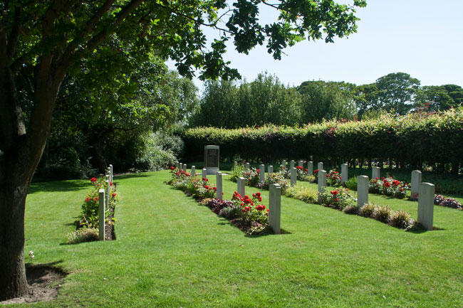 The Commemoration for Those Buried in Hartlepool (North Road) Cemetery in the War Graves Burial Plot in Hartlepool (Stranton) Cemetery.