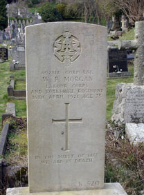 Corporal Walter Frederick Morgan. 9913. 
