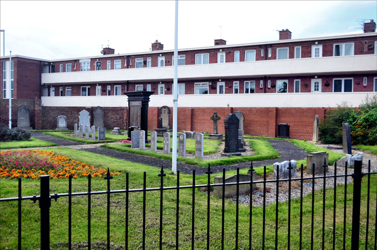 South Shields (St. Stephen) Cemetery war graves plot.
