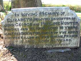 Beniston Family Headstone