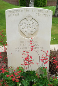Private John Henry Burns. 3/8824. 