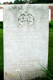 Private Thomas McCrerey. 13901.