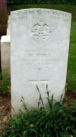 Private William Noble. 14150.