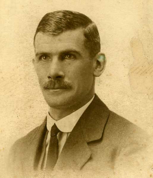 An official portrait of Major W W Constantine