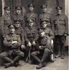 W J Jackson with fellow Sergeants in the 4th Battalion